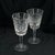 Traditional Vintage Waterford Crystal “Clare” White Wine Glasses, Goblets - Pair For Sale - Image 3 of 12