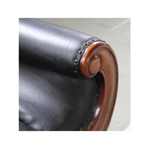 Black Chaise Lounge, 1940s-1950s For Sale - Image 13 of 15