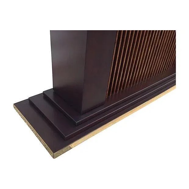 C. 1970's-80's Trouvailles Art Deco Step Tiered Console For Sale In West Palm - Image 6 of 10