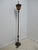 Antique Art Nouveau Etched Metal Pole Floor Lamp For Sale - Image 10 of 11