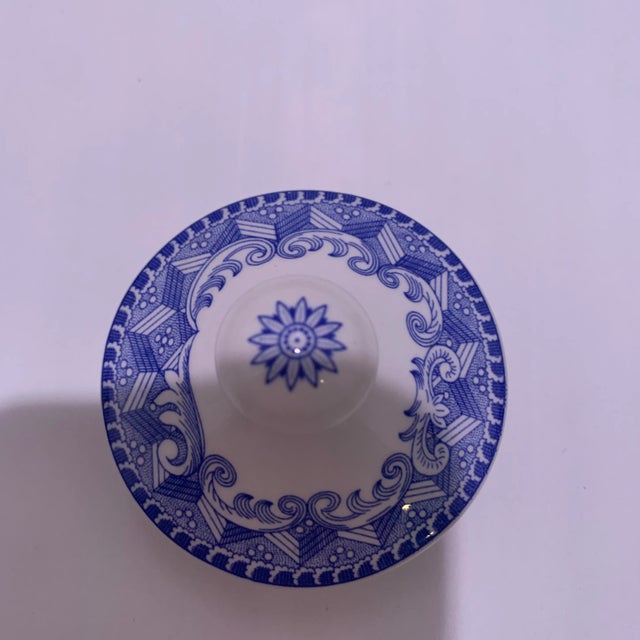 Traditional 1980s Spode Blue Room Sage Spice Jar For Sale - Image 3 of 6