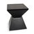 Contemporary Modern Black Outdoor Side Table For Sale - Image 3 of 4