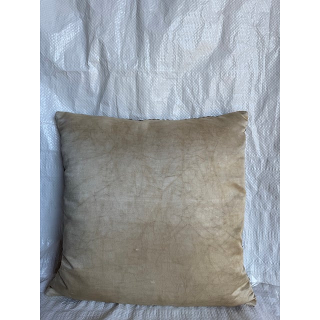 17th Century Brussels Tapestry Pillow Wool and Silk Circa 1600 For Sale - Image 4 of 4