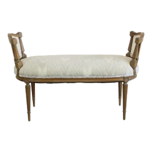 Mid 20th Century Louis XVI Style Upholstered Settee