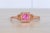 Contemporary The Panther: Vivid Pink Sapphire and Natural Diamond Ring For Sale - Image 3 of 11