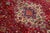 Textile Medallion Designed Vintage Persian Tabriz Wool Rug in Red For Sale - Image 7 of 8