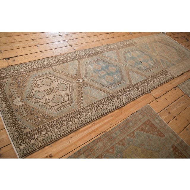 Vintage Distressed Malayer Rug Runner - 3'3" x 10'3" For Sale - Image 10 of 12