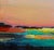 “Flooded MidWest Field, Late Summer”. Original Acrylic on Canvas. 12x24. Drying on My Easel. Gallery Represented Studio Artist Since 2004. For Sale - Image 4 of 5