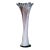 Midcentury French Hand-Blown Swirled Art Glass Vase For Sale