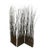 3 Panel Screen Room Divider of Rustic Willow Branches For Sale