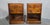 Brown Campaign Yew Bedside Lamp Tables, 1920, Set of 2 For Sale - Image 8 of 11
