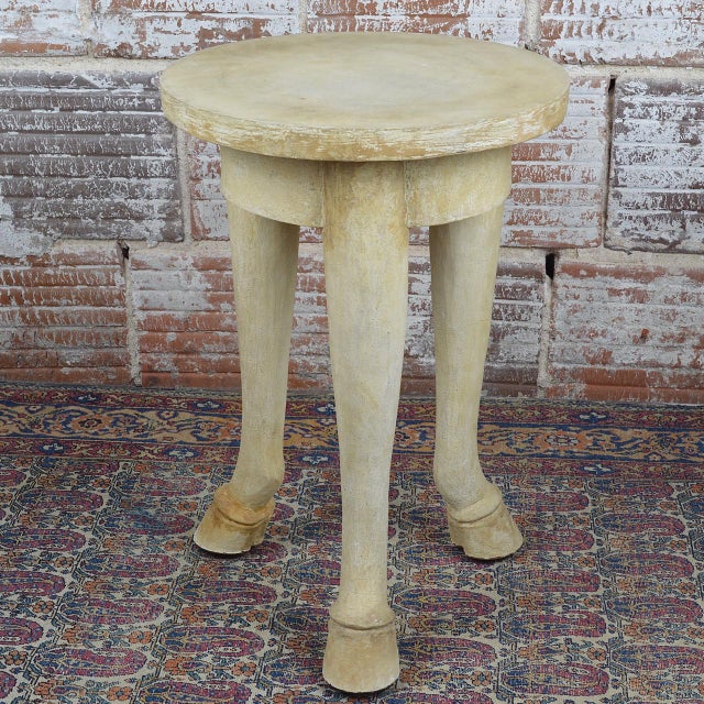 20th Century Horse Leg Occasional Table Chairish