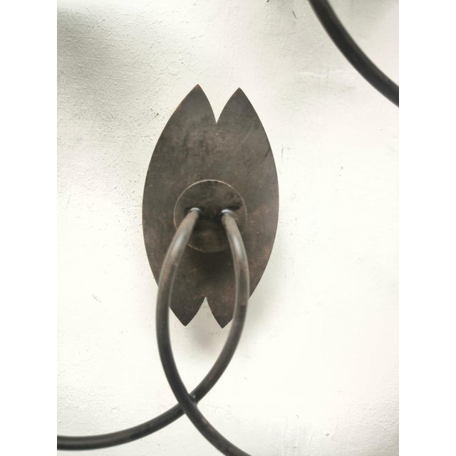 Rustic 2-Light Wall Lamp by Lamp International, 1990s For Sale - Image 3 of 11