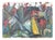 Åke Edwall, Expressive Composition, Oil Painting on Board For Sale
