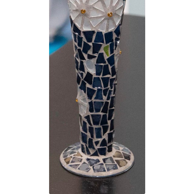 Vintage Glass Mosaic Vase, 2010s, in Flawless conditions. Designed from 2000