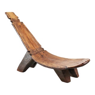 Vintage Lobi Lounge Chair Burkina Faso For Sale