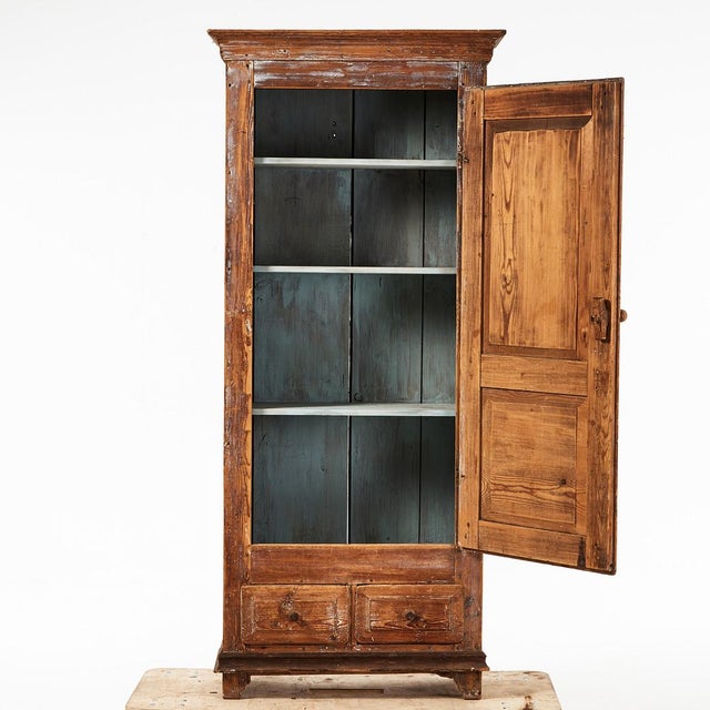 Antique Swedish Gustavian High Cabinet, 1800s For Sale - Image 9 of 9