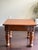 Ethan Allen Vintage Rustic Solid Pine Square End Table — Turned Baluster Leg Farmhouse Spanish Colonial Side Table For Sale - Image 4 of 12