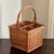 Vintage French-Style Four Bottle Wicker Wine Caddy For Sale - Image 15 of 17