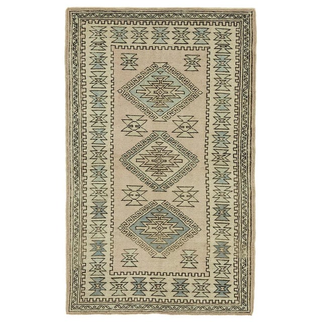 Textile Anatolian Handmade Rug For Sale - Image 7 of 7