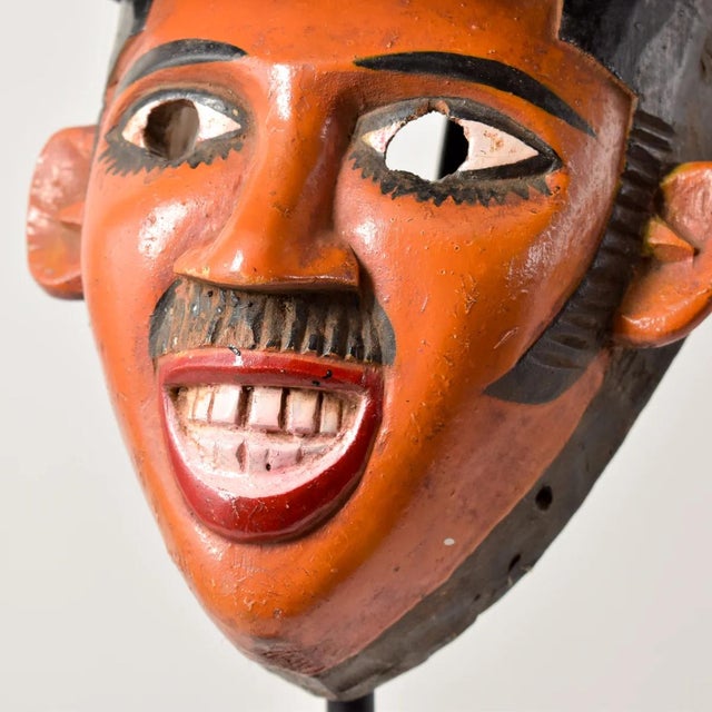 Early 20th Century Early 20th Century Yoruba Gelede Postman Mask Nigeria Sidley Collection For Sale - Image 5 of 8
