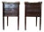 Louis XVI Style Mahogany Bedside Tables, Set of 2 For Sale