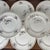 Mid-Century Modern Chantilly Model Flat Plates from Longchamp, 1950s, Set of 8 For Sale - Image 3 of 12