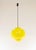 Yellow Model L 63 glass pendant designed in the 1960s by Alessandro Pianon for Venetian glassmaker Vistosi. The glass is...
