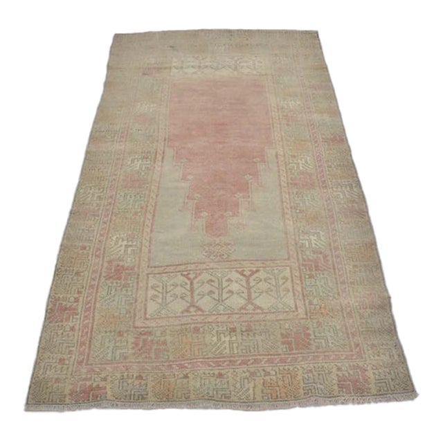 1960s Low Pile Wool Entryway Rug For Sale