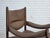 1970s, Danish design by Kristian Vedel. Highback armchair model "Modus". Original brown furniture leather and teak wood....