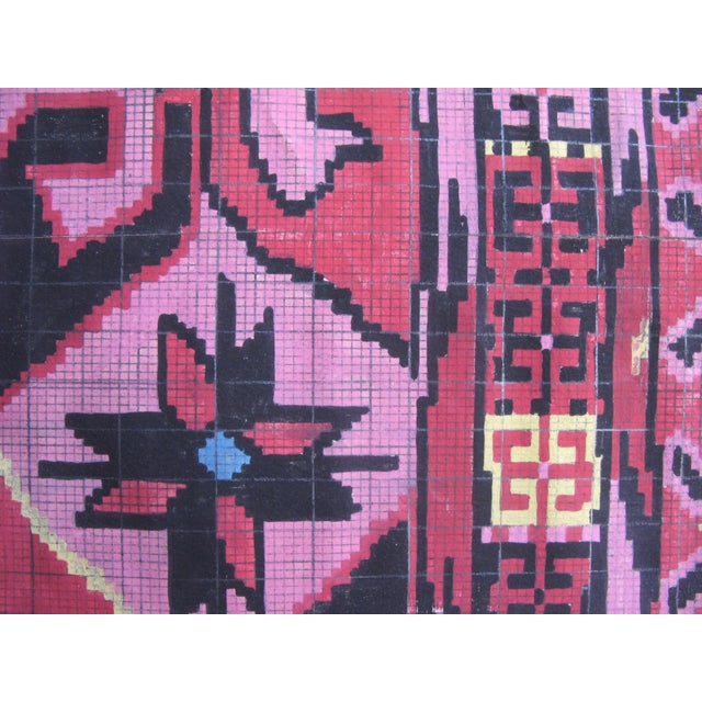 Paper Antique French Textile Design For Sale - Image 7 of 10