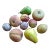 1960s Lot of 10 Vintage Italian Alabaster Stone Fruit - Set of 10 For Sale