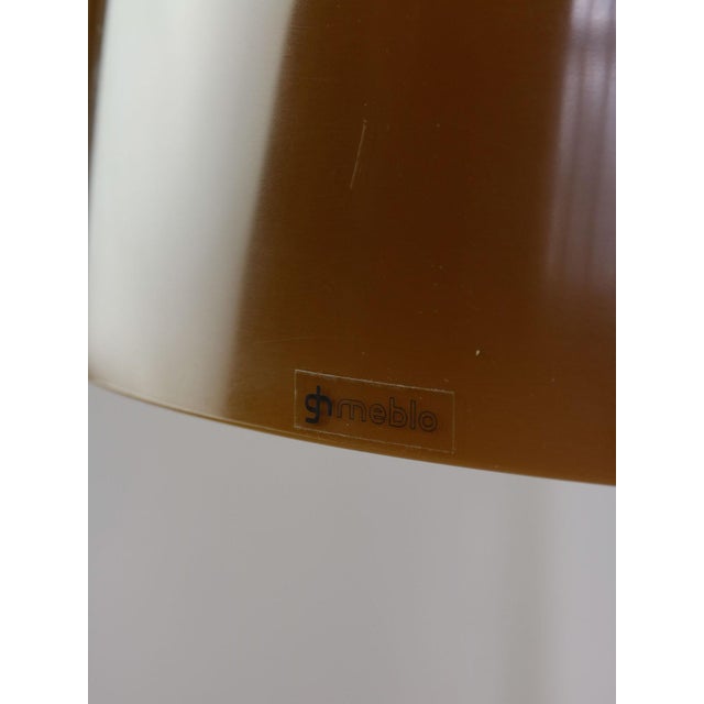 Plastic Space Age Brown Pendant Lamp from Guzzini, 1960s For Sale - Image 7 of 18
