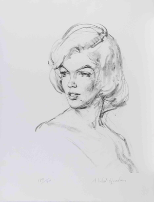 Alejo Vidal-Quadras, Just Marilyn, 1960s, Lithograph