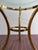 Hollywood Regency Brass Swan & Glass Accent Table For Sale In Los Angeles - Image 6 of 12