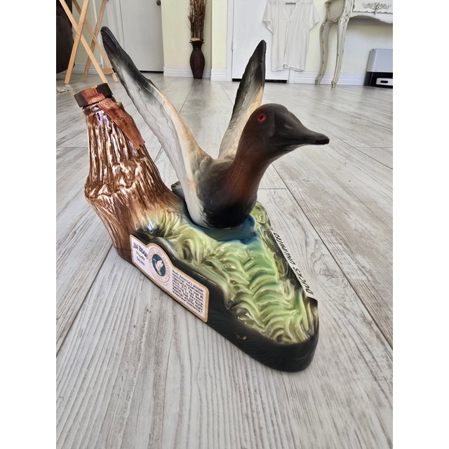 Vintage 1979 Jim Beam Ducks Unlimited "Canvasback Drake" Regal China Decanter For Sale - Image 12 of 12