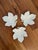 White Set of Three Leaf Plates For Sale - Image 8 of 9