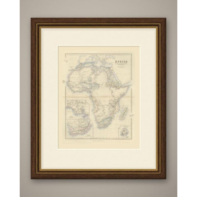 This is an original antique engraved map, colored by hand, from fullarton's companion atlas to the gazetteer of the world....