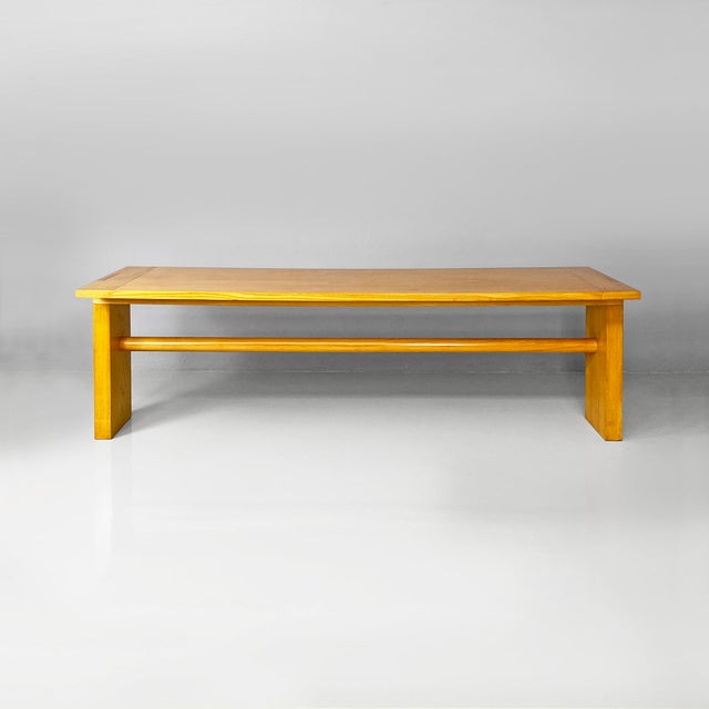 Italian Modern Wood Valmarana Dining Table attributed to Carlo Scarpa for Simon International, 1970s For Sale - Image 15 of 18