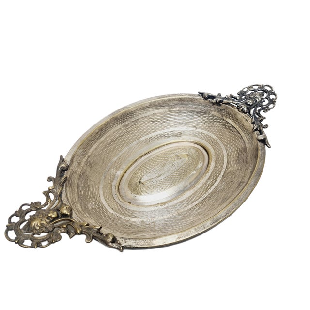 Austro-Hungarian Empire Art Nouveau Tray from Argentor, 1900s For Sale - Image 9 of 11