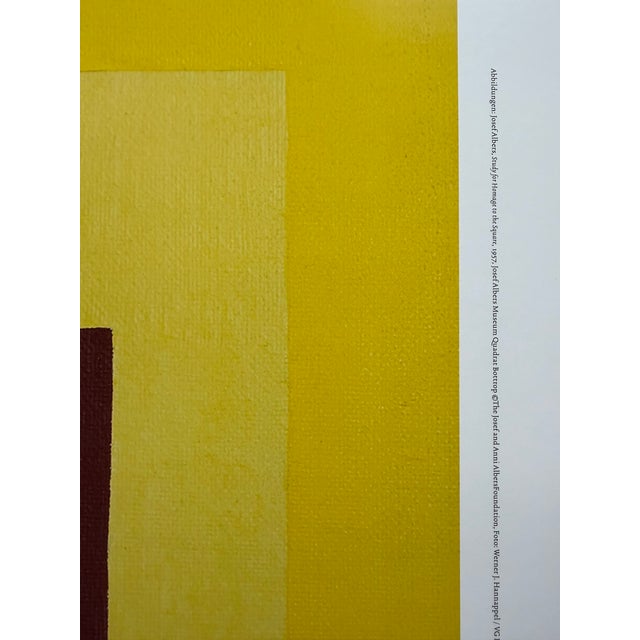 Black Study for Homage to the Square Exhibition Poster in the style of Josef Albers, 2022 For Sale - Image 8 of 9