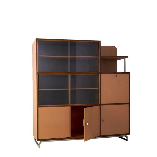 Wood Bookcase by Robert Slezák, 1930s For Sale - Image 7 of 7