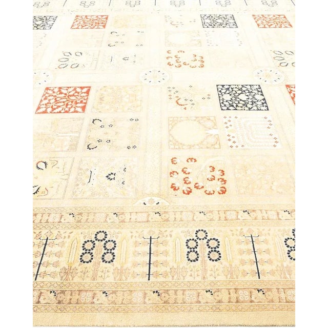 Solo Rugs Mogul, One-of-a-Kind Hand-Knotted Area Rug in Ivory, 8' 2" x 10' 4" For Sale - Image 4 of 8