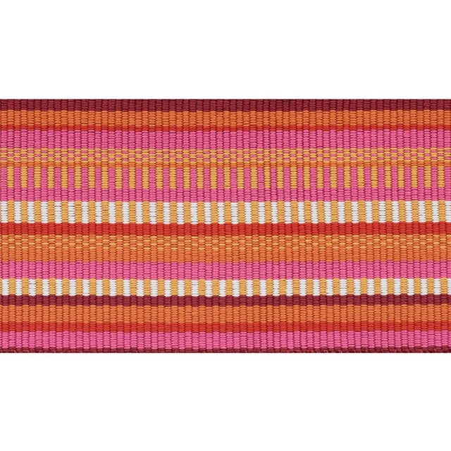 A chic espadrille stripe, this tape is a sophisticated ottoman weave that adds color and texture to any setting, inside or...