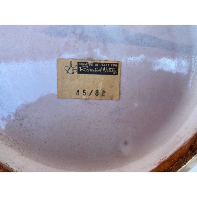 Rosenthal-Netter Italian Ceramic Lion Planter For Sale - Image 4 of 9