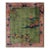 Beautiful Rare Green Color Antique Wool Piler Chinese Art Deco Carpet Rug For Sale