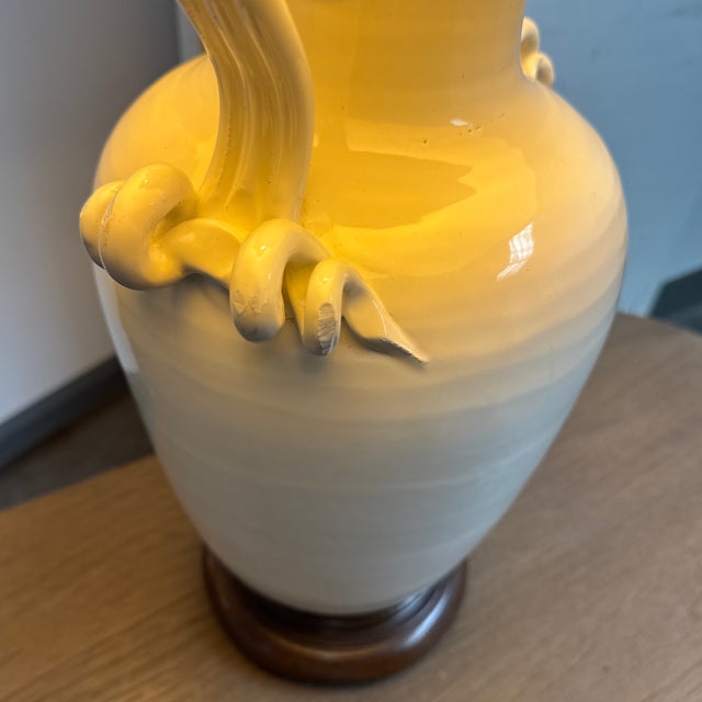Late 20th Century Classic Amphora Ceramic Table Lamp For Sale In San Francisco - Image 6 of 12
