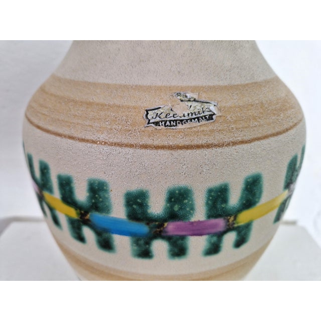 Mid-Century Modern Bay Fat Lava Floor Vase from Bay Keramik, 1970s For Sale - Image 3 of 9