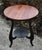 Black Ethan Allen Cherry Table Top End Round Black Metal Two Tier Accent Side Vintage For Sale - Image 8 of 11