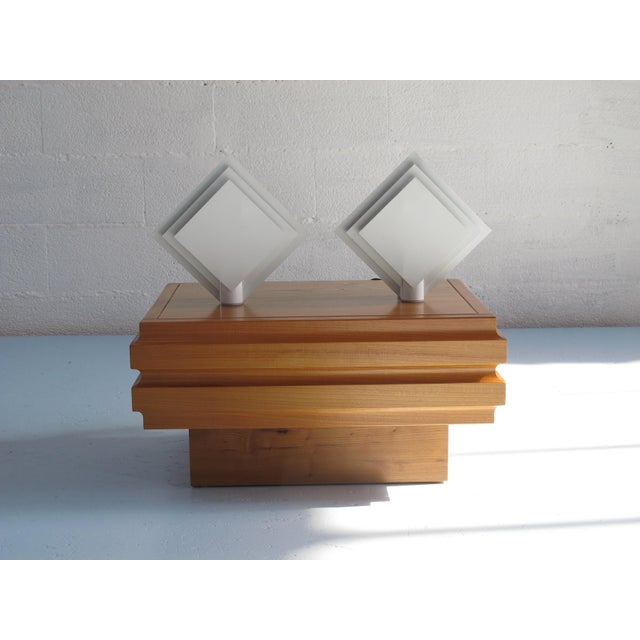 Bedside Lamps in Lacquered Sheet Metal by Lumiance, Holland, 1980s, Set of 2 For Sale - Image 11 of 12